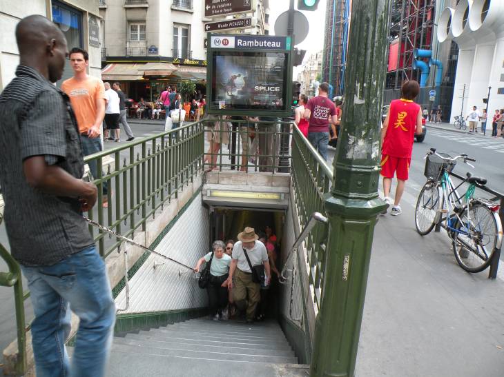  métro Rambuteau
